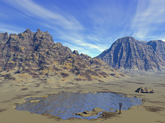 Lake in the Desert